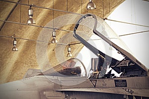 F18 Pilot Cabin photo