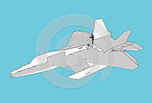 F22 Plane Model photo