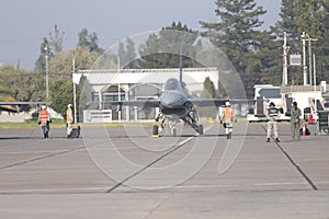 F16 preparing