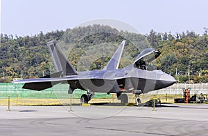 F22 Raptor open cockpit