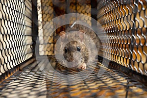 f rat trapped in the iron cage