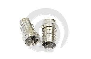 F type television connector adapter