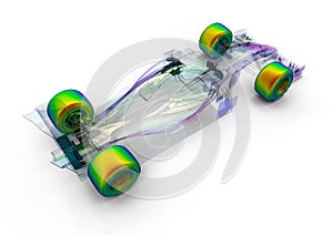 F1 car radiography