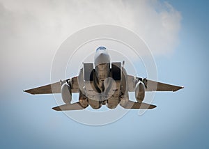 F15 jet in flight