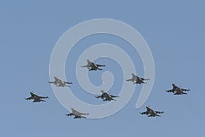 F16 formation flight