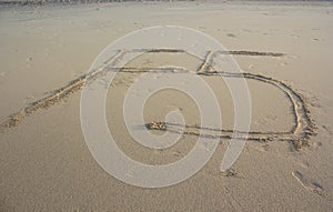 F5 refresh sign on sand