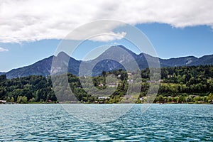 Faaker See with Mittagskogel, Austria