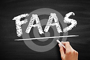 FAAS - Function As A Service is a cloud computing service that makes it easier for cloud application developers to run and manage