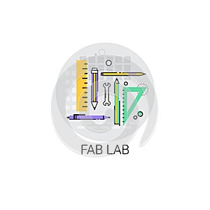Fab Lab Modern Technology Device Icon photo