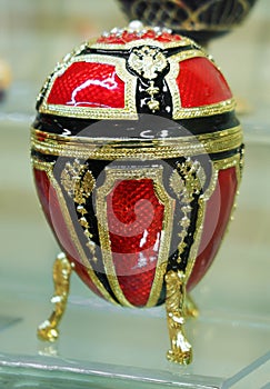 Faberge egg replica.