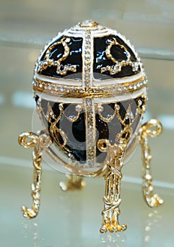 Faberge egg replica.