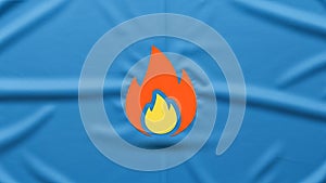 Fabric appears to be slightly wrinkled adding dimensional texture to the