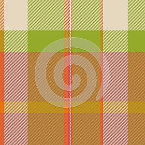 Fabric background plaid of seamless check textile with a texture vector tartan pattern