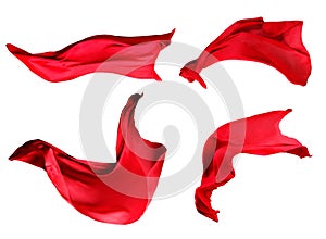 Fabric Cloth Flowing on Wind