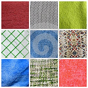 Fabric collage
