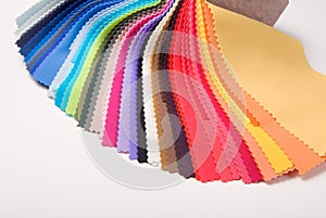 Fabric color samples