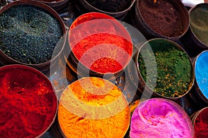 Fabric dyes in Peru