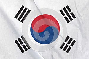 Fabric Flag of South Korea