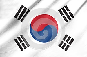 Fabric Flag of South Korea