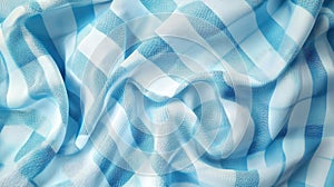 fabric light blue gingham