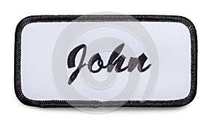 John Name Patch