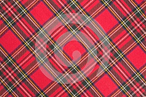 Fabric plaid texture