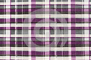 Fabric plaid texture. Cloth background