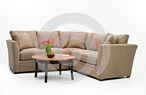 Fabric Sofa Set & table