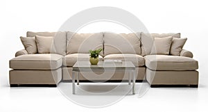 Fabric Sofa Set & table
