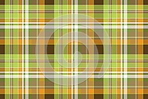 Fabric texture check plaid seamless pattern