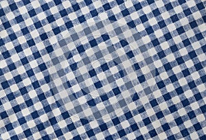 Blue and White Lumberjack Plaid Pattern Background