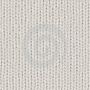 Fabric texture 7 diffuse seamless map. White. photo