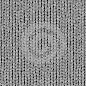 Fabric texture 7 displacement seamless map. Knitting