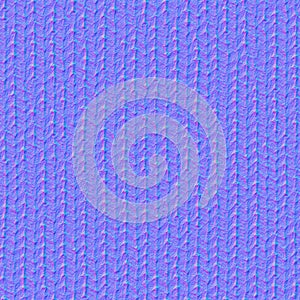 Fabric texture 7 normal seamless map. photo