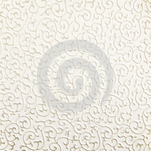 Fabric texture patterns silver white for background or design