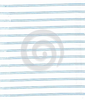 Fabric texture white and blue thin stripes