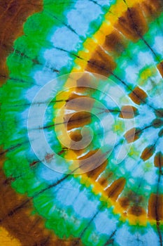 Fabric Tie Dye Color Texture Background