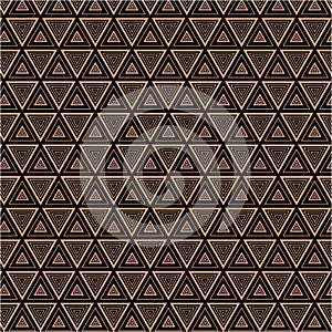 Fabric Triangles Plaid Dark Black Color Style Clothing Vector Background Texture Pattern