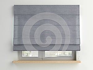 Windows textile Roman Binds v2, 3D illustration