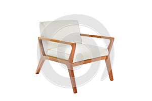 fabric and wood armchair modern designer