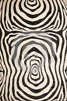 Fabric with zebra pattern