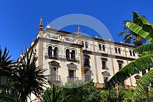 Fabrica Tabaco, old architecture, Seville, Spain photo