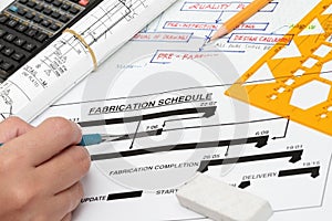 Fabrication schedule