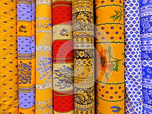 Fabrics of Provence in shop display