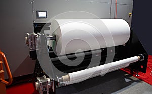 Fabrics roll of hybrid sublimation printer