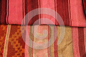 Fabrics for sale in Tarabuco