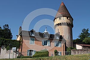 Fabry tower in Cluny city