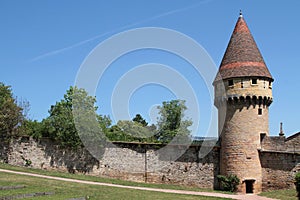 Fabry tower and the ramparts