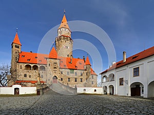 Fabulous Bouzov castle in Czech republic