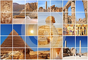 Fabulous Egypt collage